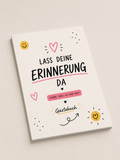 Lass deine Erinnerung da – Gästebuch für echte Momente