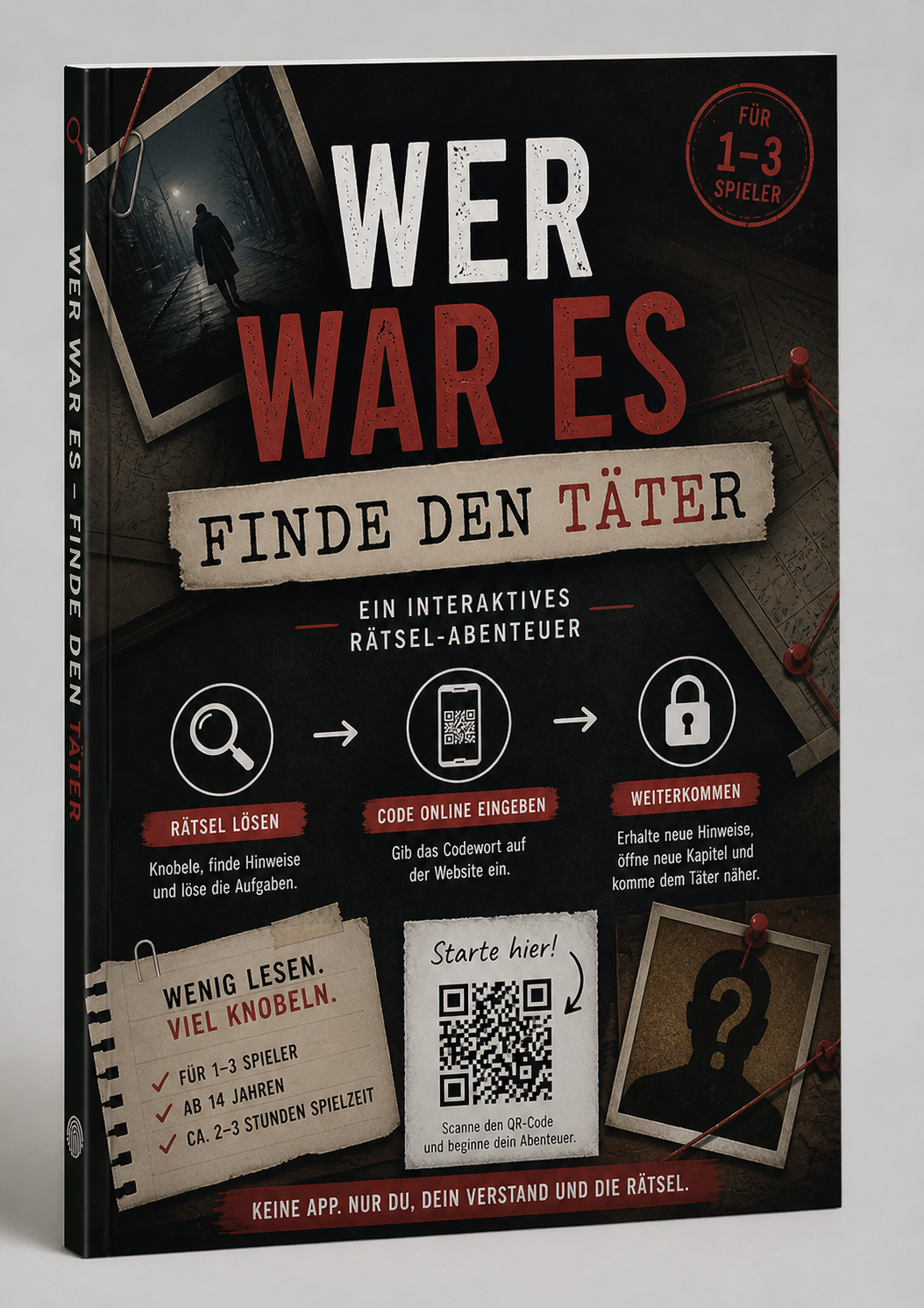 Rätselbuch „Finde den Täter“